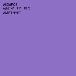 #8D6FC5 - Amethyst Color Image