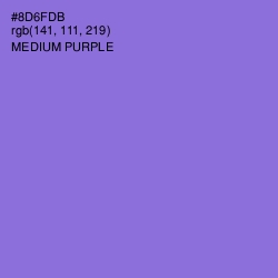 #8D6FDB - Medium Purple Color Image