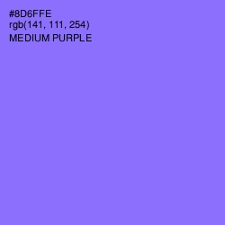 #8D6FFE - Medium Purple Color Image