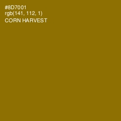 #8D7001 - Corn Harvest Color Image