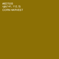 #8D7005 - Corn Harvest Color Image