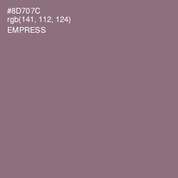 #8D707C - Empress Color Image