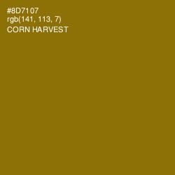 #8D7107 - Corn Harvest Color Image