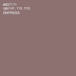 #8D7171 - Empress Color Image
