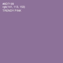 #8D7199 - Trendy Pink Color Image