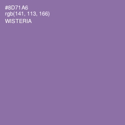 #8D71A6 - Wisteria Color Image