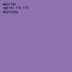 #8D71B1 - Wisteria Color Image