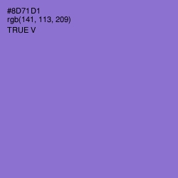 #8D71D1 - True V Color Image