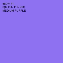#8D71F1 - Medium Purple Color Image