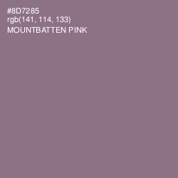 #8D7285 - Mountbatten Pink Color Image