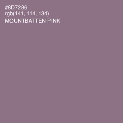 #8D7286 - Mountbatten Pink Color Image