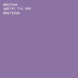 #8D72A4 - Wisteria Color Image