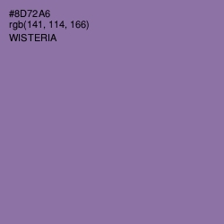 #8D72A6 - Wisteria Color Image