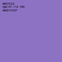 #8D72C3 - Amethyst Color Image