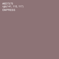 #8D7375 - Empress Color Image