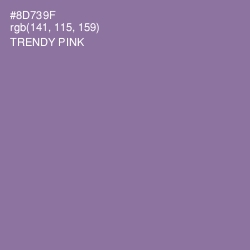 #8D739F - Trendy Pink Color Image