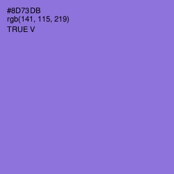 #8D73DB - True V Color Image