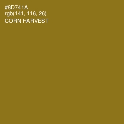 #8D741A - Corn Harvest Color Image