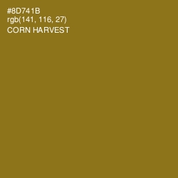 #8D741B - Corn Harvest Color Image