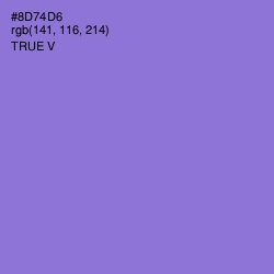 #8D74D6 - True V Color Image