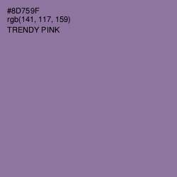 #8D759F - Trendy Pink Color Image