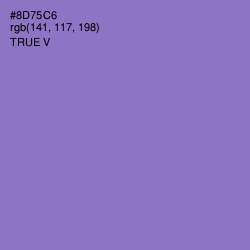 #8D75C6 - True V Color Image