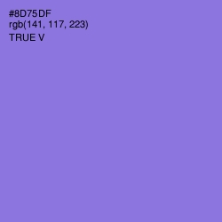 #8D75DF - True V Color Image