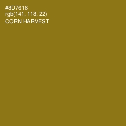 #8D7616 - Corn Harvest Color Image