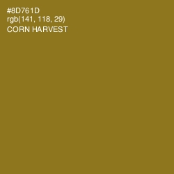 #8D761D - Corn Harvest Color Image