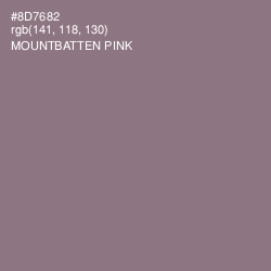 #8D7682 - Mountbatten Pink Color Image