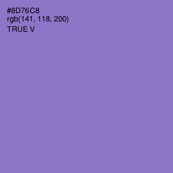 #8D76C8 - True V Color Image