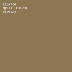 #8D7754 - Domino Color Image