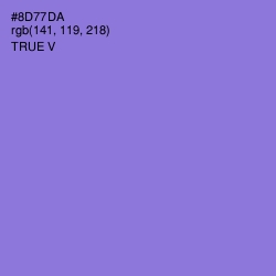 #8D77DA - True V Color Image