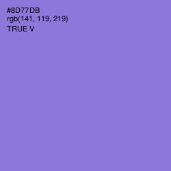 #8D77DB - True V Color Image