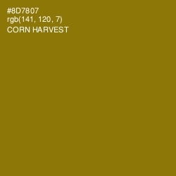 #8D7807 - Corn Harvest Color Image