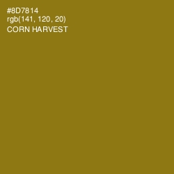 #8D7814 - Corn Harvest Color Image