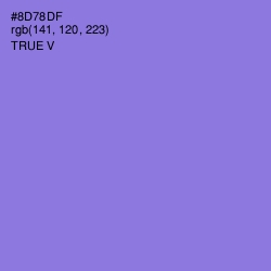 #8D78DF - True V Color Image