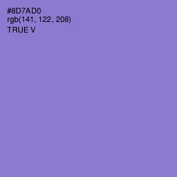 #8D7AD0 - True V Color Image