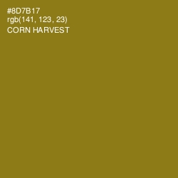 #8D7B17 - Corn Harvest Color Image