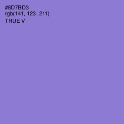 #8D7BD3 - True V Color Image