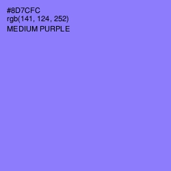 #8D7CFC - Medium Purple Color Image