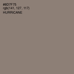 #8D7F75 - Hurricane Color Image