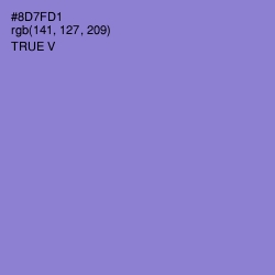 #8D7FD1 - True V Color Image