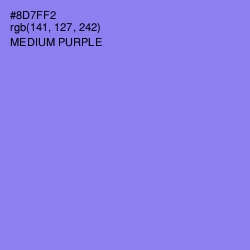 #8D7FF2 - Medium Purple Color Image