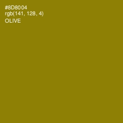 #8D8004 - Olive Color Image