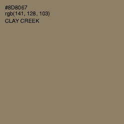 #8D8067 - Clay Creek Color Image