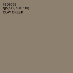 #8D806E - Clay Creek Color Image