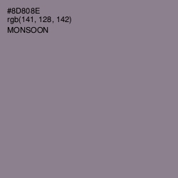 #8D808E - Monsoon Color Image