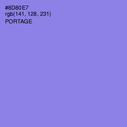 #8D80E7 - Portage Color Image