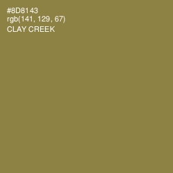#8D8143 - Clay Creek Color Image
